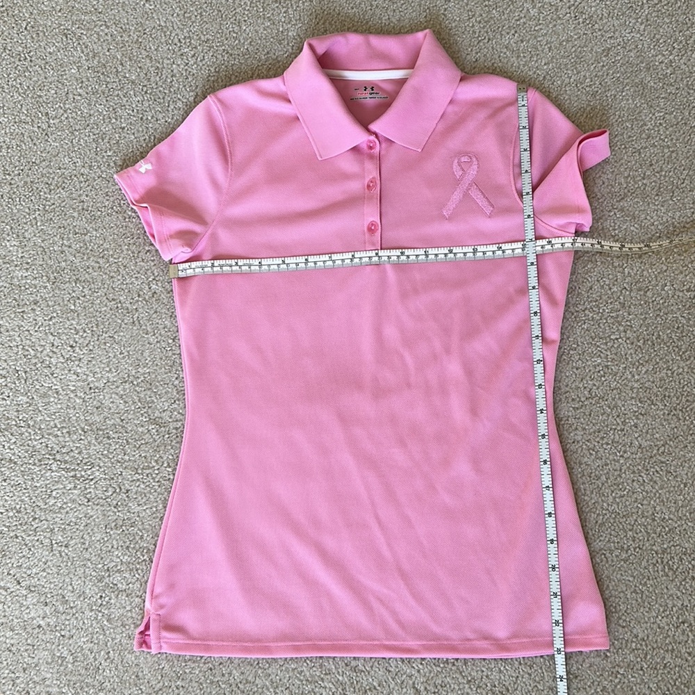UA Womens Pink Ribbon Polo - Picture 11 of 14